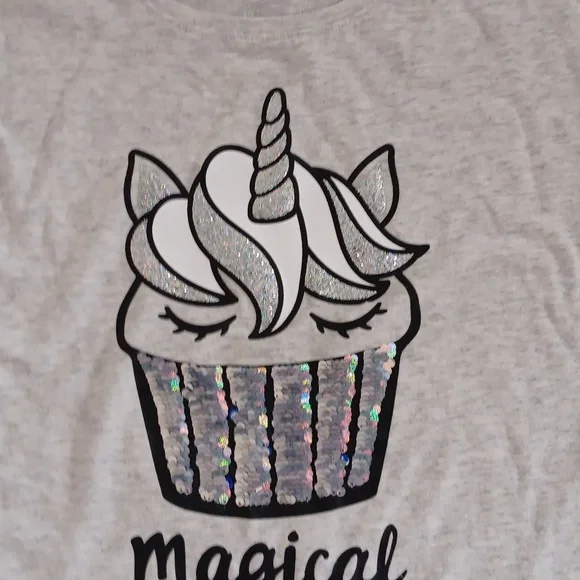 Girls Unicorn shirt - Picture 5 of 5